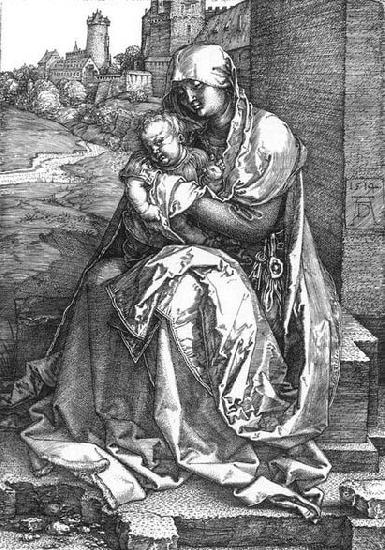 Albrecht Durer Madonna by the Wall Norge oil painting art